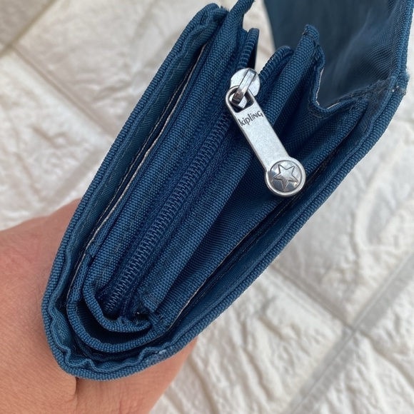Kipling Blue Medium Organizing Trifold Wallet - Picture 5 of 10